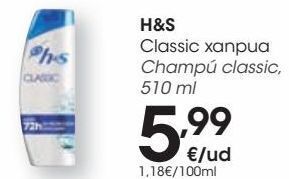 Eroski Champú classic h&s oferta