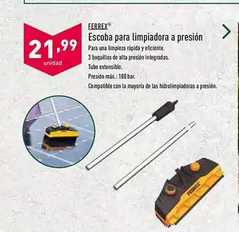 ALDI Ferrex Escoba Para Limpiadora A Presión oferta