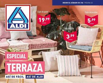 ALDI Cojin De Palet Cojin De Silla Cojin Decorativo oferta