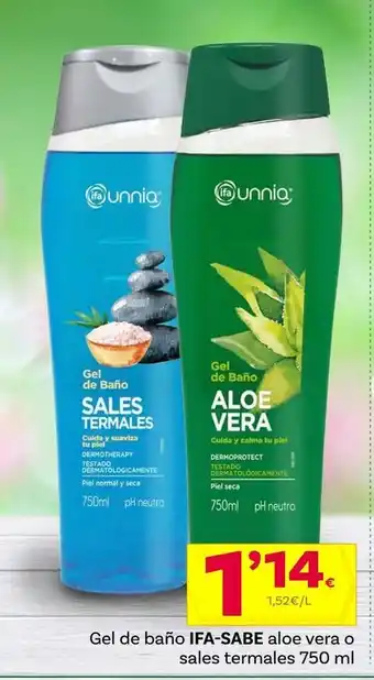 Supermercados Dani Gel de baño ifa unnia oferta