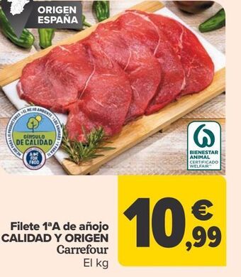Carrefour Filete 1ªa de añojo calidad y origen carrefour oferta