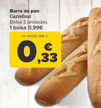 Carrefour Barra de pan carrefour oferta