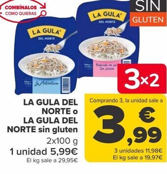 Carrefour La gula del norte o la gula del norte sin gluten oferta