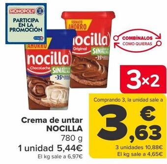 Carrefour Crema de untar nocilla oferta