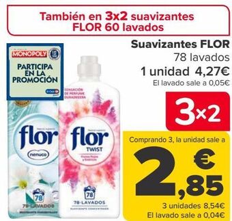 Carrefour Suavizante flor oferta