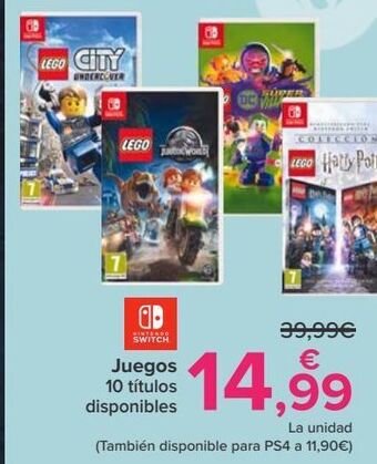 Carrefour Juegos oferta