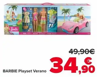 Carrefour Barbie playset verano oferta