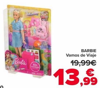 Carrefour Barbie vamos de viaje oferta