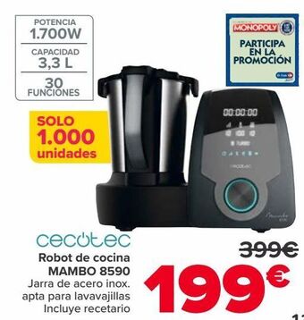 Carrefour Cecotec robot de cocina mambo 8590 oferta
