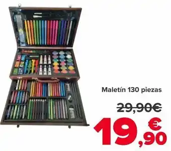 Carrefour Maletín 130 piezas oferta