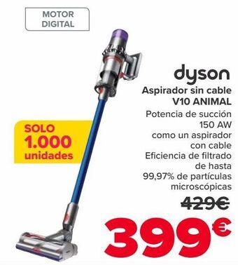 Carrefour Dyson aspirador sin cable v10 animal oferta