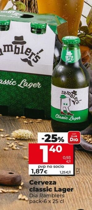 Maxi Dia Cerveza classic lager oferta
