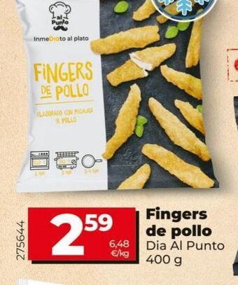 Maxi Dia Fingers de pollo oferta