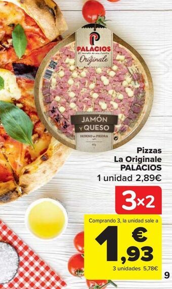 Carrefour Pizzas la originale palacios oferta