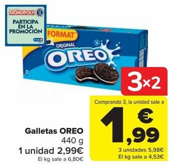 Carrefour Galletas oreo oferta