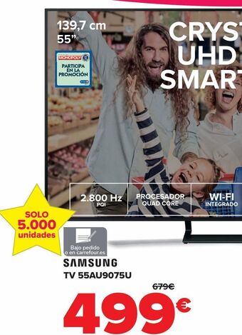 Carrefour Samsung tv 55au9075u oferta