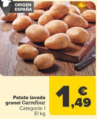 Carrefour Patata lavada granel carrefour oferta