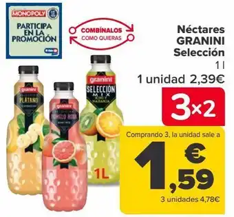 Carrefour Néctares granini selección oferta
