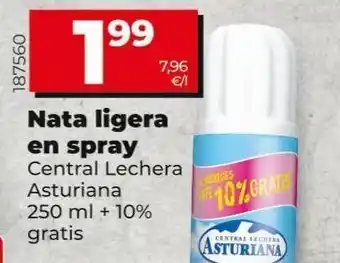 Maxi Dia Nata spray central lechera asturiana oferta