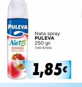 Supermercados Piedra Nata spray puleva oferta