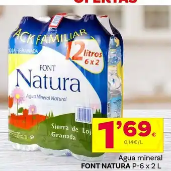 Supermercados Dani Agua font natura oferta