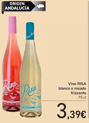 Carrefour Vino risa blanco o rosado frizzante oferta
