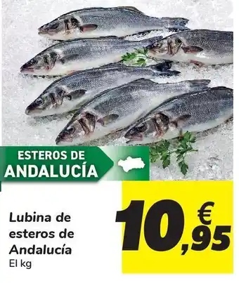 Carrefour Lubina de esteros de andalucía oferta
