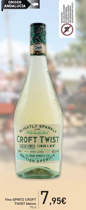 Carrefour Fino spritz croft twist blanco oferta