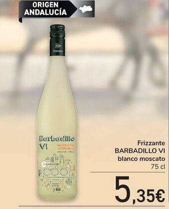 Carrefour Frizzante barbadillo vi blanco moscato oferta