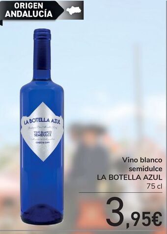 Carrefour Vino blanco semidulce la botella azul oferta