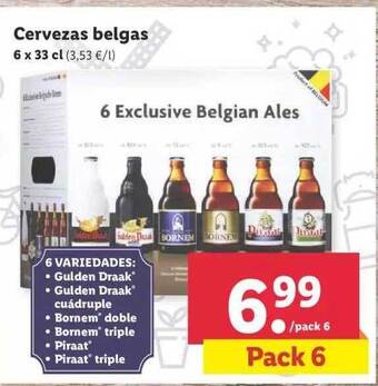 Lidl Cerveza Belgas oferta