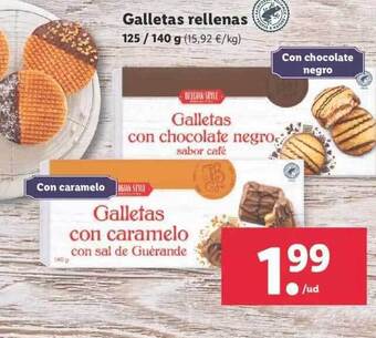 Lidl Galletas Rellenas oferta