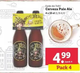 Lidl Cuvée Des Trolls Cerveza Pale Ale oferta