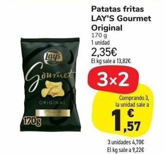 Carrefour Market Patatas fritas lay's gourmet original oferta
