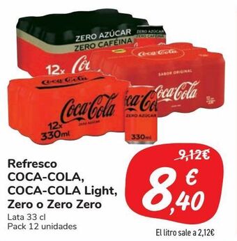 Carrefour Market Refresco coca-cola, coca-cola light, zero o zero zero oferta