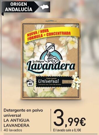 Carrefour Detergente en polvo universal la antigua lavandera oferta