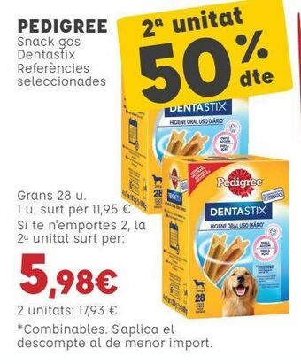 Kiwoko Snack perro pedigree oferta