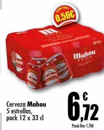 Unide Supermercados Cerveza mahou oferta
