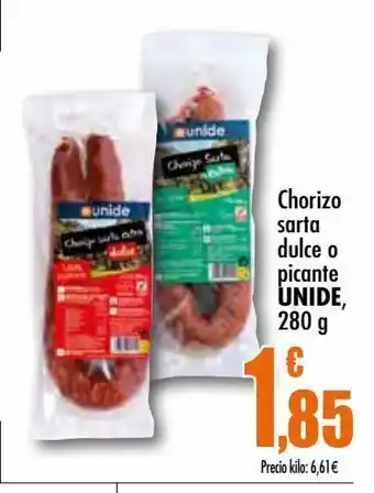 Unide Supermercados Chorizo sarta unide oferta