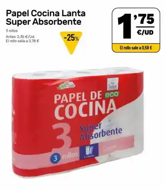 AhorraMas Papel cocina lanta oferta