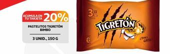 Alcampo Pastelitos Tigretón Bimbo oferta