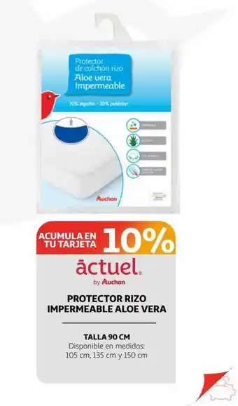 Alcampo Protector Rizo Impermeable Aloe Vera oferta