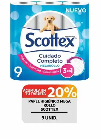 Alcampo Papel Higénico Mega Rollo Scottex oferta