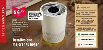 ALDI Quigg Purificador De Aire oferta