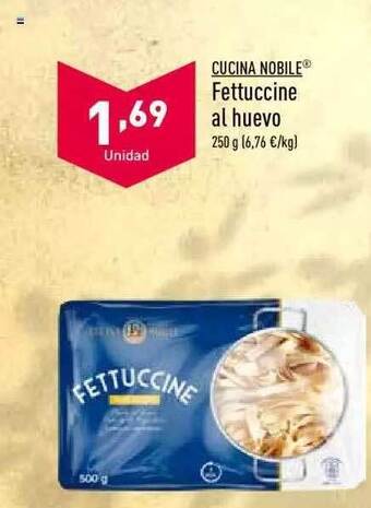 ALDI Cucina Nobile Fettuccine Al Huevo oferta