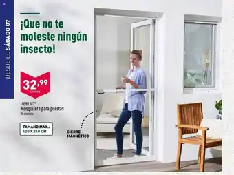 ALDI Living Art Mosquitera Pra Puertas oferta