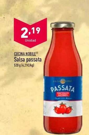 ALDI Cucina Nobile Salsa Passata oferta