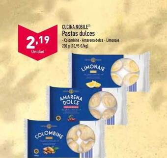 ALDI Cucina Nobile Pastas Dulces oferta