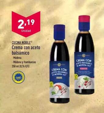 ALDI Cucina Nobile Crema Con Aceto Balsámico oferta