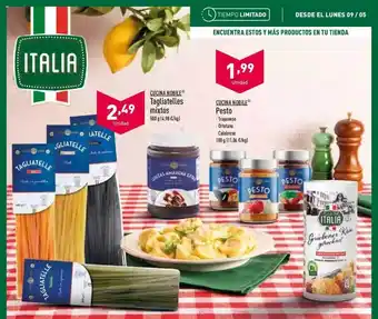 ALDI Cucina Nobile Tagliatelles Mixtos Cucina Nobile Pesto oferta